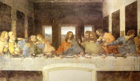 "The last supper" by Leonardo da Vinci