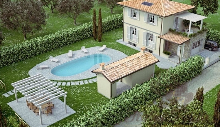 2-этажная вилла в Тоскане - купить частный дом в Италии от компании Italia Facile